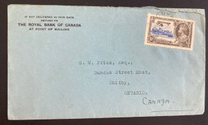 1935 Montserrat Cover To Whitby Canada King George V Silver Jubilee