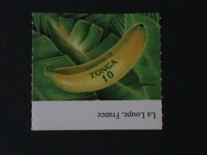 TONGA-2001-SC#1054a -BEAUTIFUL LOVELY BANANA-DIE CUT- MNH -VF-HARD TO FIND