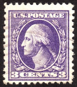 1918, US 3c, Washington, Used, Nice color & centered, Sc 530