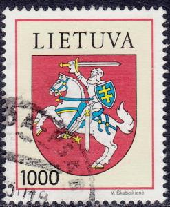 Lithuania - 1992 - Scott #433 - used - Arms of Lithuania