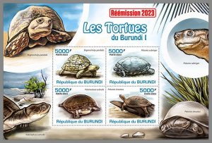 BURUNDI 2023 MNH Turtles of Burundi M/S #248a1