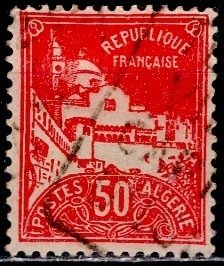 Algeria; 1930: Sc. # 50: Used Single Stamp