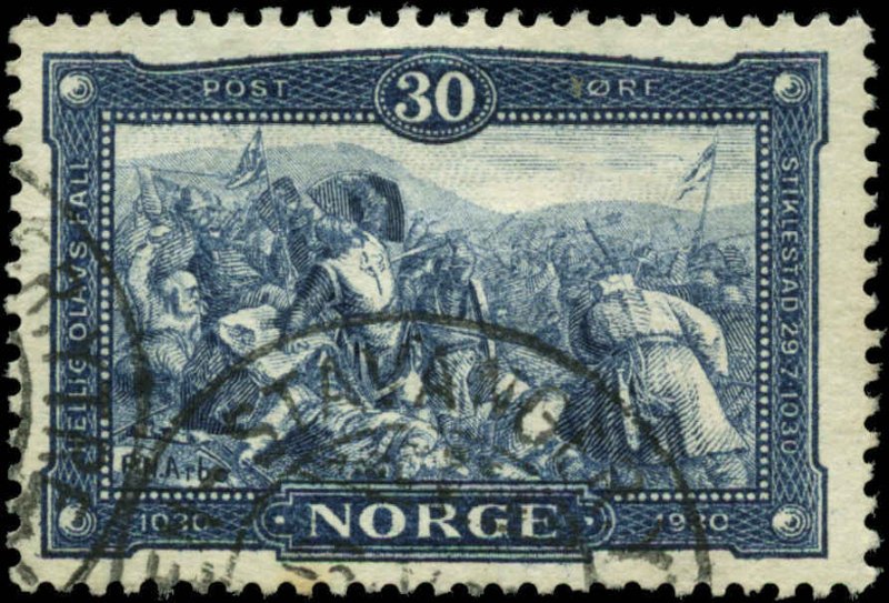 Norway  Scott #150 - #153 Complete Set of 4 Used