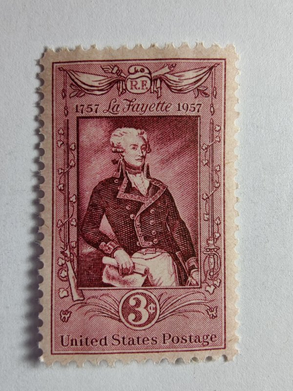 SCOTT #1097 SINGLE MINT NEVER HINGED LAFAYETTE BEAUTY