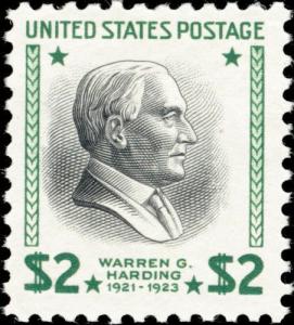 1938 $2 Warren G. Harding, 29th President Scott 833 Mint F/VF NH