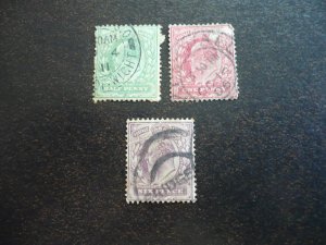 Stamps - Great Britain - Scott# 127,128,135 - Used Part Set of 3 Stamps