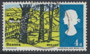 GB  SG  689  SC# 454   Landscapes 1966  Used  see scan