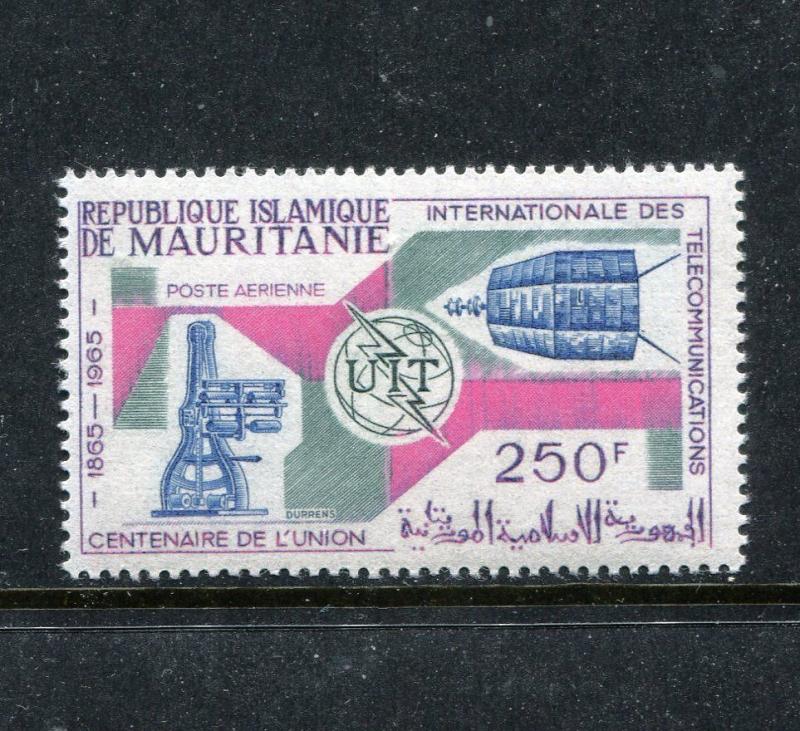 Mauritania C41, MNH, Space exploration, ITU, 1965. x18363