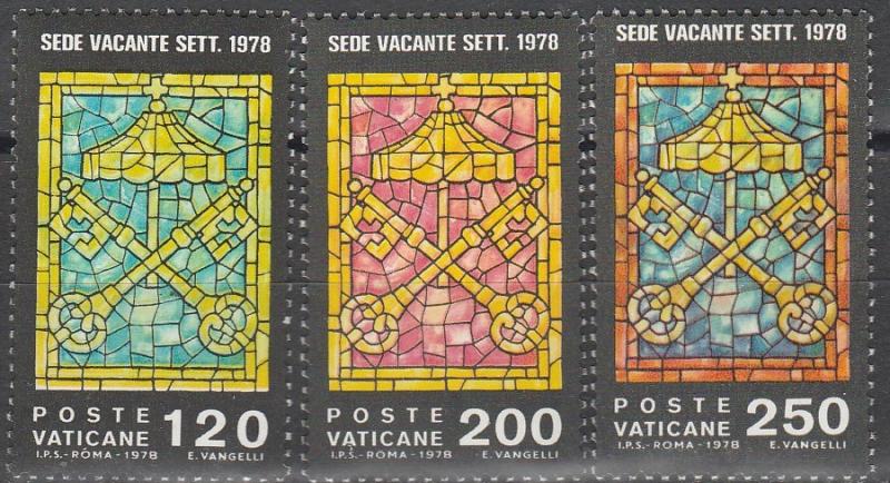 Vatican #638-40  MNH F-VF (SU4917)