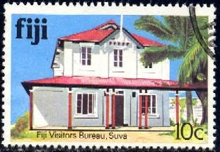 Visitors' Bureau, Suva, Fiji stamp SC#414 Used