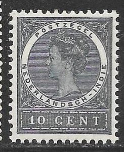 Netherlands Indies 48: 10c Queen Wilhelmina, MNH, F-VF