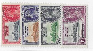 Falkland Islands Sc # 77-80 Silver Jubilee set of 4 NH VF