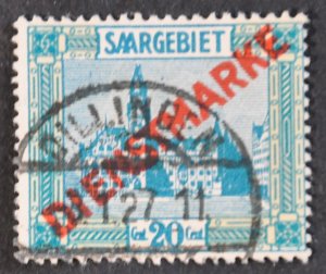 DYNAMITE Stamps: Saar Scott #O7 – USED