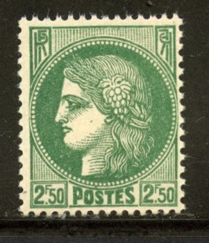 France, # 338, Mint Never Hinge. CV $ 3.00