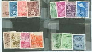 North Borneo #261-75 Used Single (Complete Set)