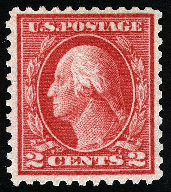 US Sc 499 Rose 2¢ Type I p.11 NoWM Mint Never Hinged Original Gum GEM *Oak Lot