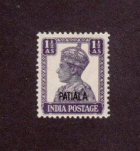 India (Patiala) Scott #107 MNH