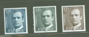 Spain #2268-2270  Single (Complete Set) (King)