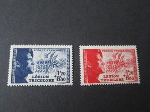 France 1942 Sc B147-8 set MH