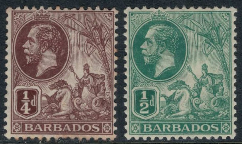 Barbados #116-7*  CV $6.75