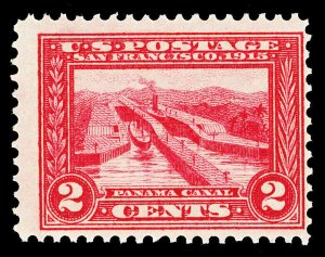 Scott 398 1913 2c Panama-Pacific Perforated 12 Issue Mint Fine OG NH Cat $35