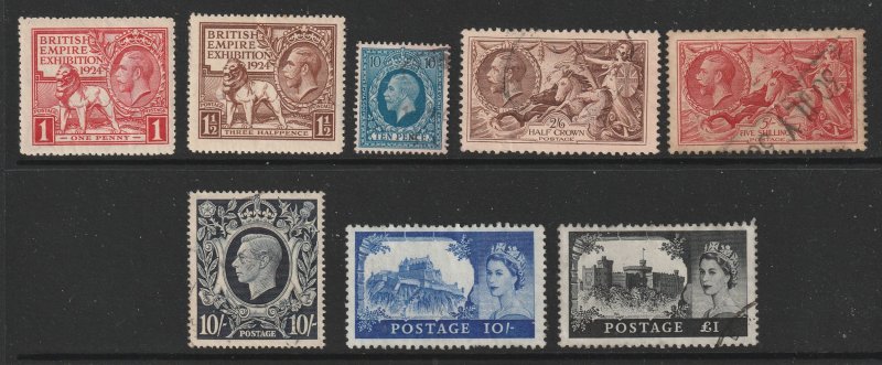 Great Britain a small lot of better pre decimal items