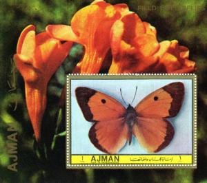 Ajman 1972 Field Butterflies S/S MNH Perf.Mi.# Block 428A 