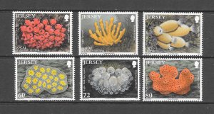 JERSEY #1498-1503 MARINE LIFE MNH