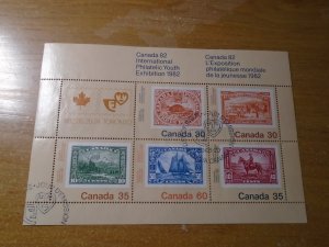 Canada #   913a  used   Souvenir sheet