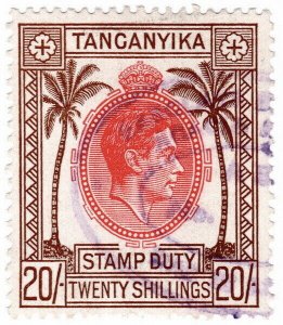 (I.B) KUT Revenue : Tanganyika Stamp Duty 20/-