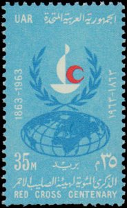 Egypt #585-586, Complete Set(2), 1963, Red Cross, Never Hinged