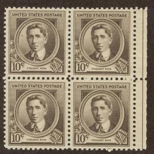 UNITED STATES SC# 883 VF MNH 1940 Block of 4