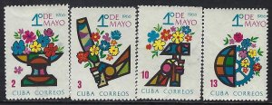 Cuba 1104-07 MNH MAY 1ST K993