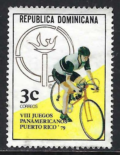 Dominican Republic 814 VFU CICLING T166-4