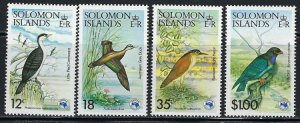 Solomon Is 535-38 MNH 1984 Birds (an4770)