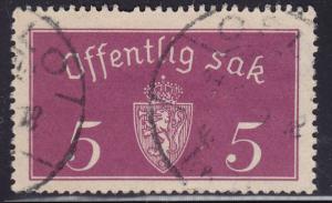 Norway O10 Coat of Arms 1933