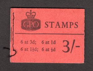 3/- BOOKLET NOVEMBER 1964 Cat £45 