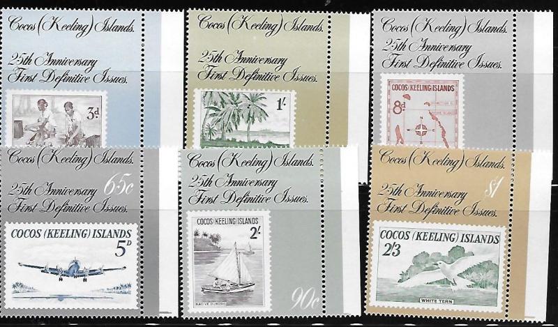 Cocos Islands 1988 Postage Stamps 25th Anniversary MNH A603