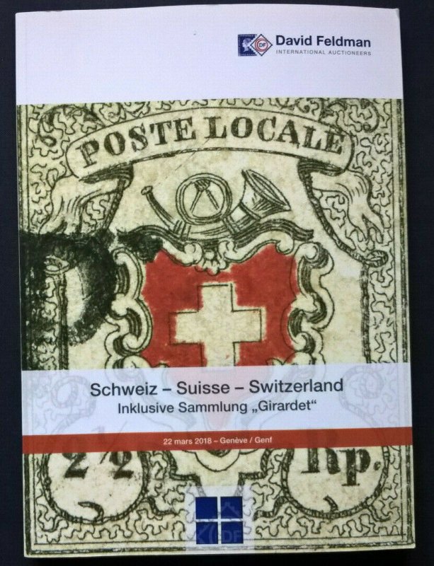 Auction Catalogue GIRARDET CLASSIC SWITZERLAND Stamps Covers Postal History