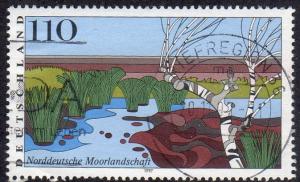 Germany 1976 - Used - 110pf North German Moorland (1997) (cv $1.10)