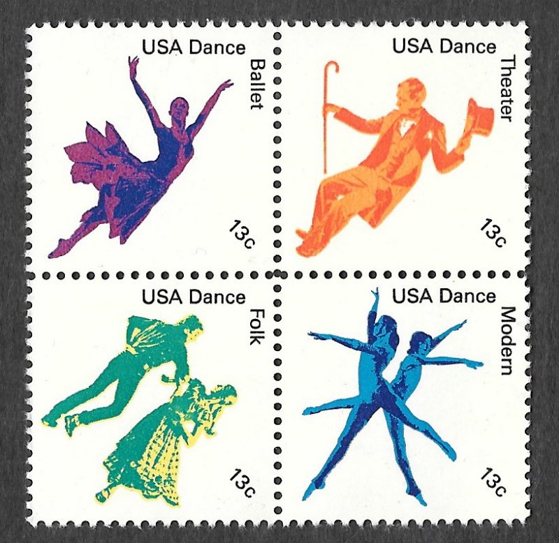 US SC 1752a * American Dance Block * MNH * 1978