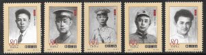 CHINA PRC 2002 Early Communist Leaders Set Sc 3221-3225 MNH