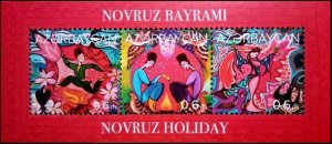 Azerbaijan 2018 MNH Stamps Mini Sheet Novruz Persian New Year Dance Folklore