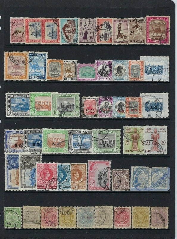 BRITISH AFRICA HIGH QUALITY SELECTION-500++  ALL USED- ASCENSION TO ZANZIBAR