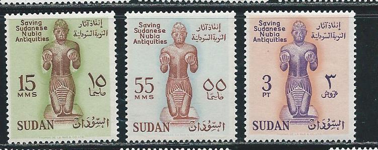 Sudan 136-8 1961 UNESCO Nubian Monuments set MNH