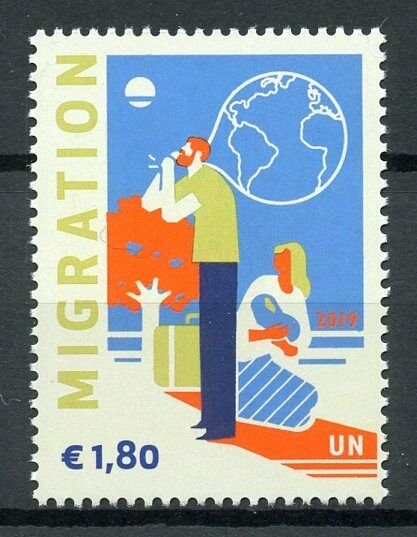 United Nations UN Vienna 2019 MNH Definitive Migration 1v Set Stamps