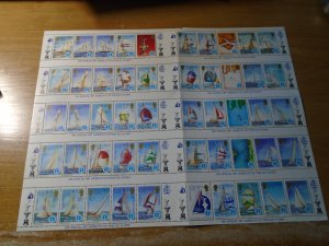 Solomon Islands  #  570-74  MNH   complete sheet