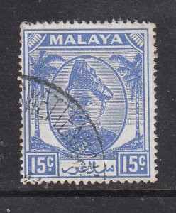 Malaya Selangor 1949 Sc 87 15c Used