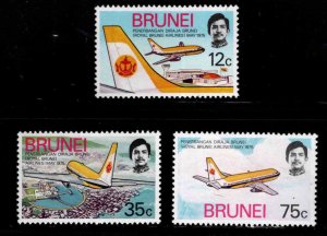 BRUNEI Scott 222-224  MNH** Royal Brunei Airline set