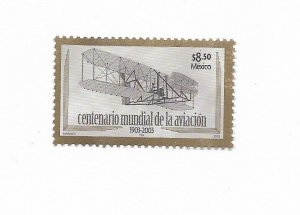 MEXICO 2003 CENTENARY OF POWERED FLIGHT AVIATION  1 VALUE MNH